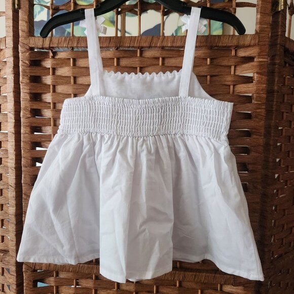 Wonder Nation Toddler Girls Cotton Peplum Cami Top - Size Kids 4T - NWT - Picture 2 of 4